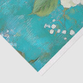 ヴィンテージフォークアンドアジサイデザイン 薄葉紙 (詳細)