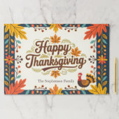 ヴィンテージフォークアートハッピー感謝祭紙ランチョンマット ペーパーパッド (インサイチュ)