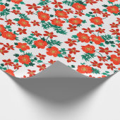 ヴィンテージフォークフローラの背景。シームレスヴィンテージp ラッピングペーパー (角)