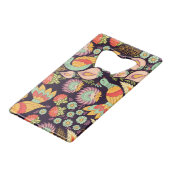 ヴィンテージフォークフローラバードオーナメント クレジットカード栓抜き (裏面アングル)