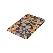 ヴィンテージフォークフローラバードオーナメント バスマット (アングル)