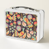 ヴィンテージフォークフローラバードオーナメント メタルランチボックス (裏面)