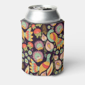 ヴィンテージフォークフローラバードオーナメント 缶クーラー (缶裏面)