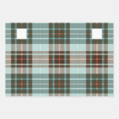 ヴィンテージフォークプレイド:英語クラシックのパターン ラッピングペーパーシート (正面)