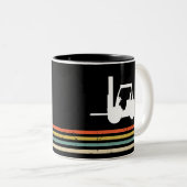 ヴィンテージフォークリフト ツートーンマグカップ (正面右)