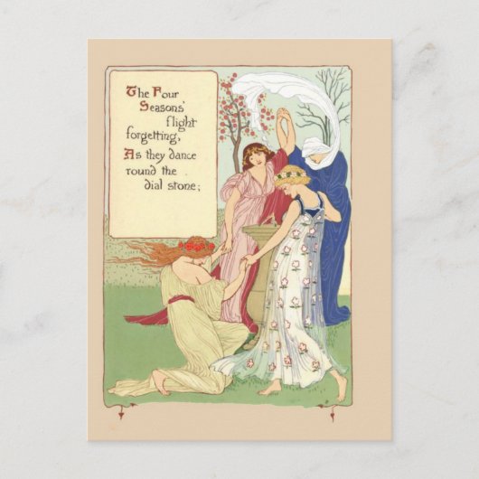 ヴィンテージフォーシーズンズポストカード ポストカード (正面)