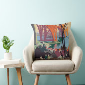 ヴィンテージフォースブリッジスコットランドレール装飾用クッション クッション (椅子)