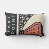 ヴィンテージフォートポイントトラベルランバーピロー ランバークッション (裏面)