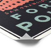 ヴィンテージフォートポイント旅行ポスター ポスター (角)