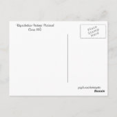 ヴィンテージフォートマッキナック、マッキナックアイランドミシガン ポストカード (裏面)