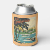 ヴィンテージフォートローダーデールフロリダボーツ 缶クーラー (缶正面)