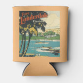 ヴィンテージフォートローダーデールフロリダボーツ 缶クーラー (正面)