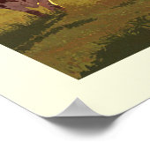 ヴィンテージフォートワーステキサス州 ポスター (角)