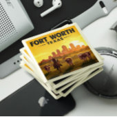 ヴィンテージフォートワーステキサス州 マグネット