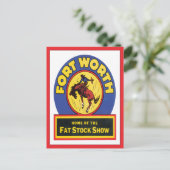 ヴィンテージフォートワース，テキサス州 ポストカード (スタンド正面)