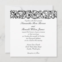 ヴィンテージフォーマルエレガント白黒結婚ズ