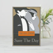 ヴィンテージフォーマルスタイル対招待状救日 招待状 (スタンド正面)