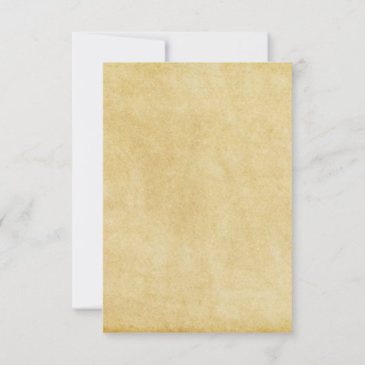 ヴィンテージフォーマルフローリッシュ紙- 3x5ウェディング招待状 招待状 (裏面)