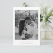 ヴィンテージフォーマルラベンダーモノグラム結婚ズ セーブザデート (スタンド正面)