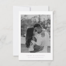 ヴィンテージフォーマルラベンダーモノグラム結婚ズ セーブザデート