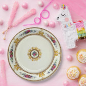 ヴィンテージフォーマル中国パターン紙ディナープレート ペーパープレート (パーティー)