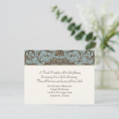 ヴィンテージフォーマル披露宴フランスのレースバロック 招待状 (スタンド正面)