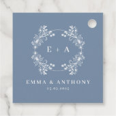 ヴィンテージフォーマル線虫モノグラ結婚ム病 フェイバータグ (裏面)