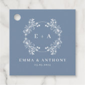 ヴィンテージフォーマル線虫モノグラ結婚ム病 フェイバータグ (正面)