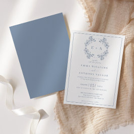 ヴィンテージフォーマル線虫モノグラ結婚ム病 招待状