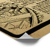 ヴィンテージフォーリーズキドンドキュールブライトズ病プリント ポスター (角)