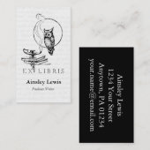 ヴィンテージフクパーソナライズされたロウコラージュ 名刺 (正面/裏面)