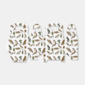 ヴィンテージフクロウの水彩林の模様 フェイバーボックス (折り畳みなし)