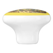 ヴィンテージフクロウイラストレーション広告 セラミックノブ (側面)