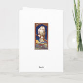 ヴィンテージフクロウイラストレーション カード (裏面)