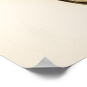 ヴィンテージフクロウイラストレーション ポスター (角)