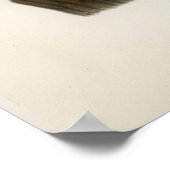 ヴィンテージフクロウイラストレーション ポスター (角)