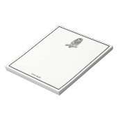 ヴィンテージフクロウオンブランチ#1 ノートパッド (回転)