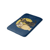 ヴィンテージフクロウ及び黒猫バスマット バスマット (アングル)