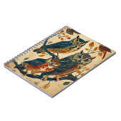 ヴィンテージフクロウ美術 ノートブック (左側)