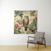 ヴィンテージフクロウ タペストリー (インサイチュ(横))