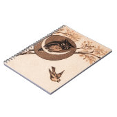 ヴィンテージフクロウ ノートブック (左側)