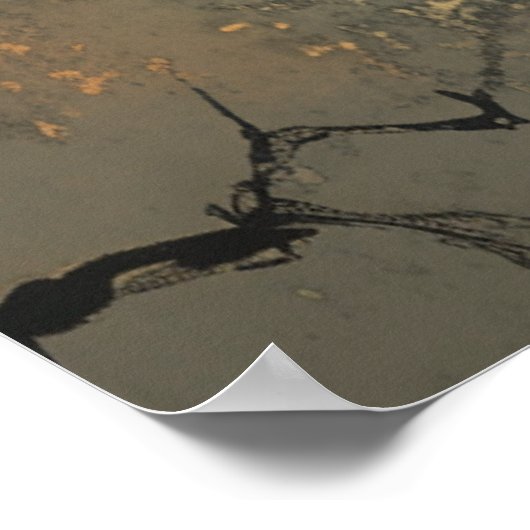 ヴィンテージフクロウ ポスター (角)