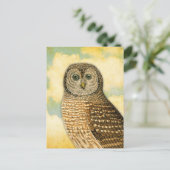 ヴィンテージフクロウ ポストカード (スタンド正面)