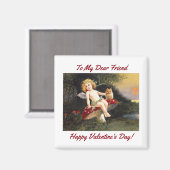 ヴィンテージフクロウ マグネット (正面/裏面)