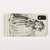 ヴィンテージフクロウ Case-Mate iPhoneケース (裏面(横))