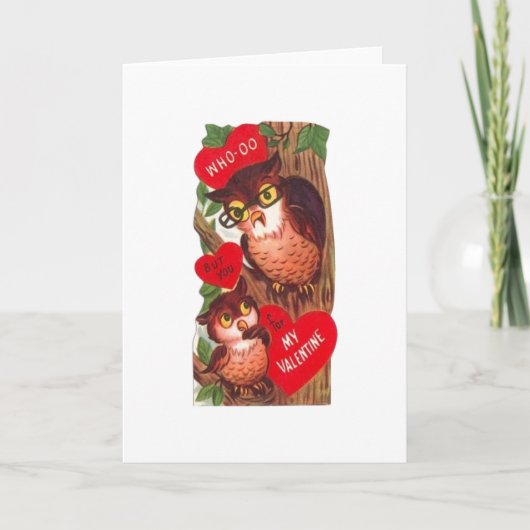 ヴィンテージフクロバレンタインデー シーズンカード (正面)