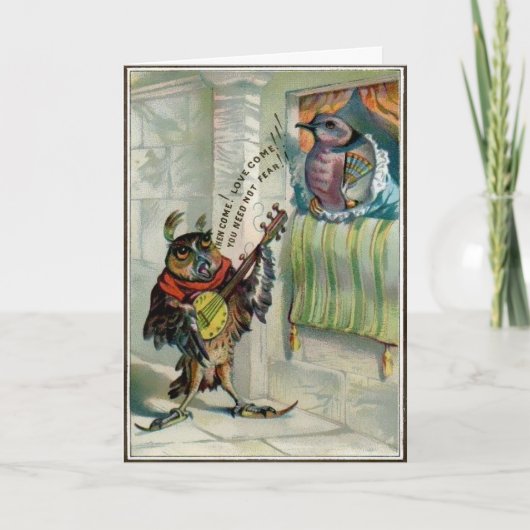 ヴィンテージフクロワレンティヌデイカード シーズンカード (正面)