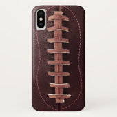 ヴィンテージフットボールレザーレーススポーツ Case-Mate iPhoneケース (裏面)