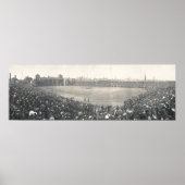 ヴィンテージフットボール陸海軍白黒ポスター ポスター (正面)