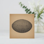 ヴィンテージフットボー図解入りの、写真付きのルアンティークスポーツアート カード (スタンド正面)